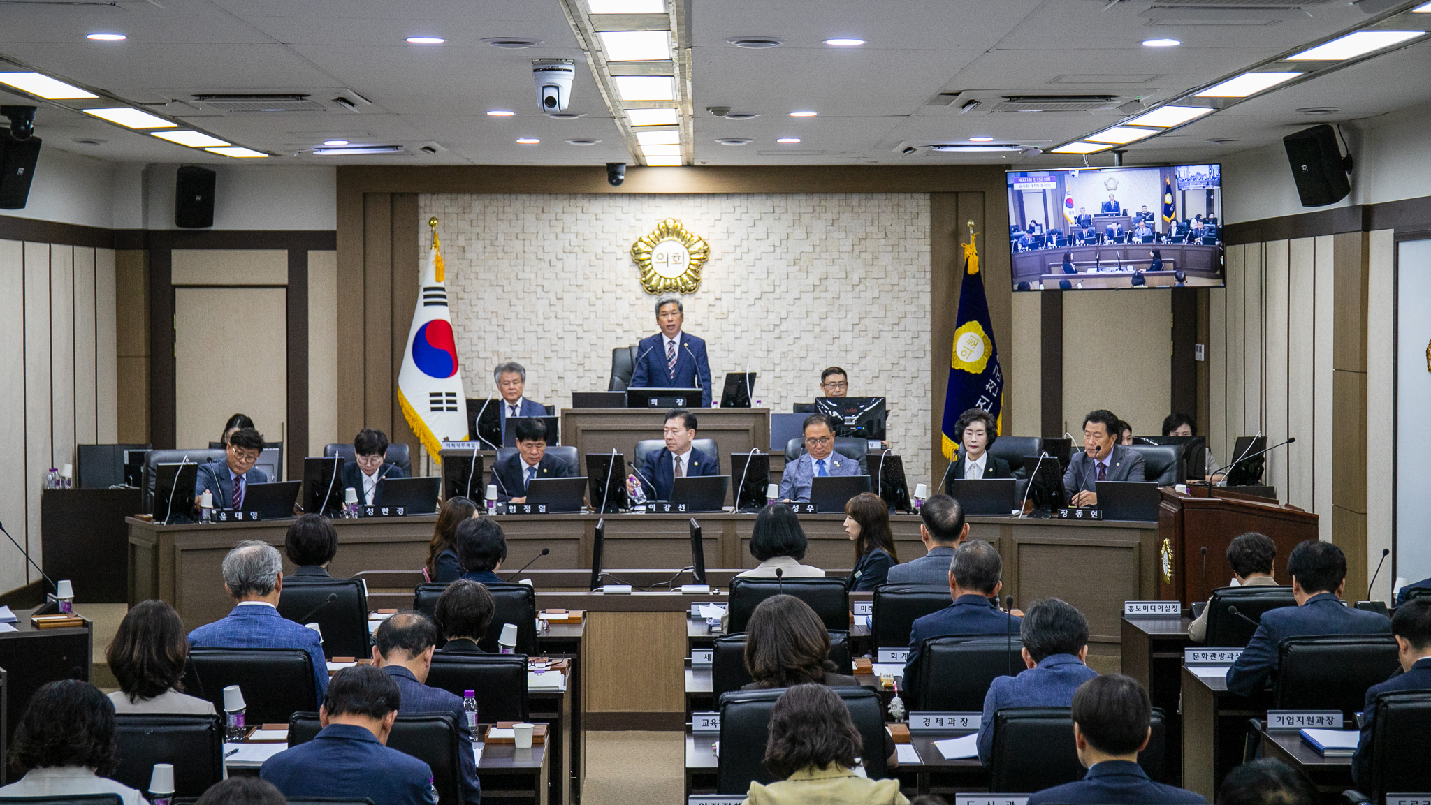 제331회 진천군의회 임시회 개회1