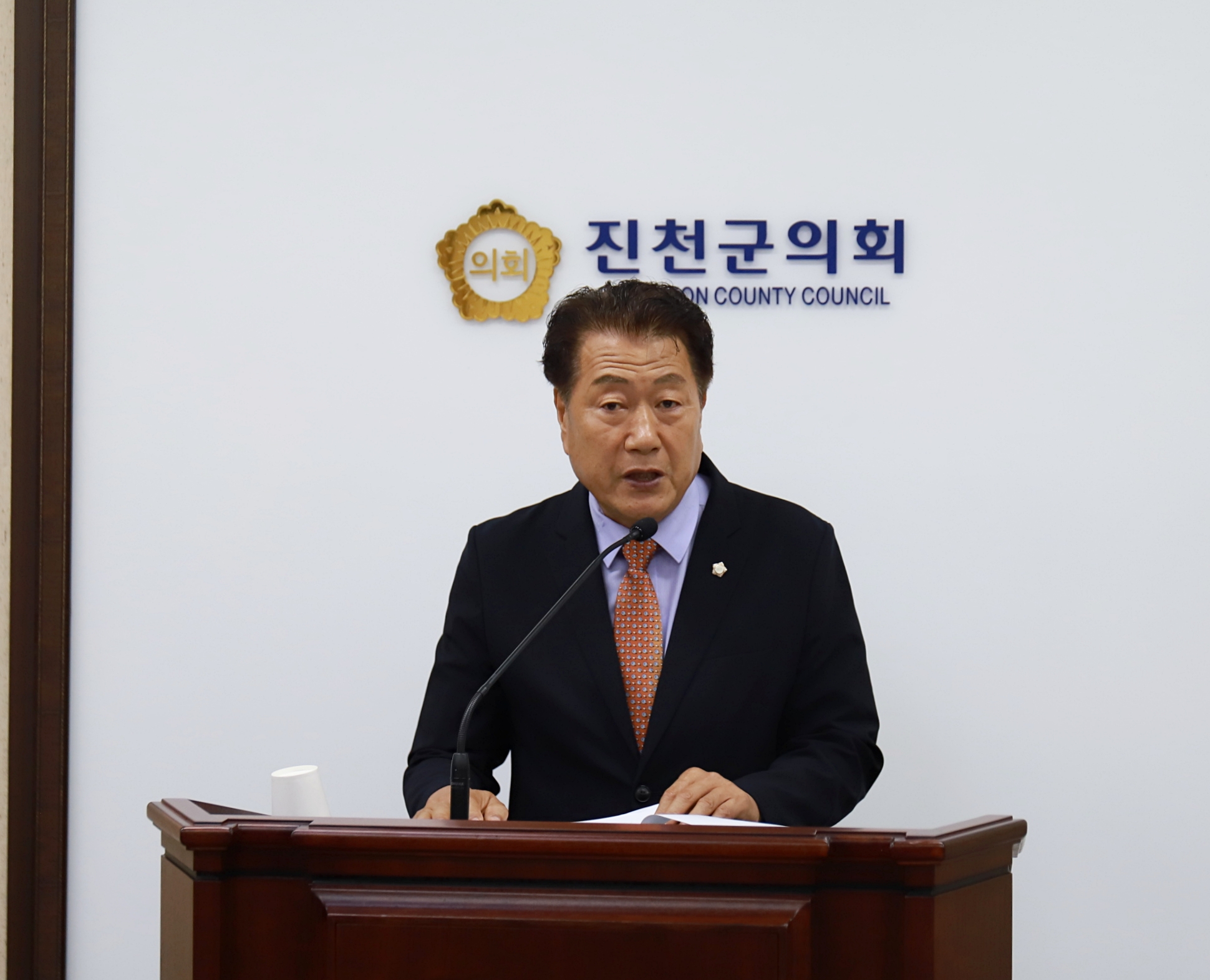 진천군의회, 제332회 임시회‘5분 자유발언’2